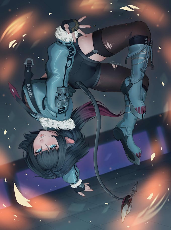 draw fan arts and original characters
