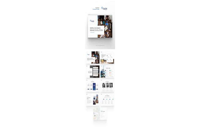 design a modern premium powerpoint pitch deck presentation