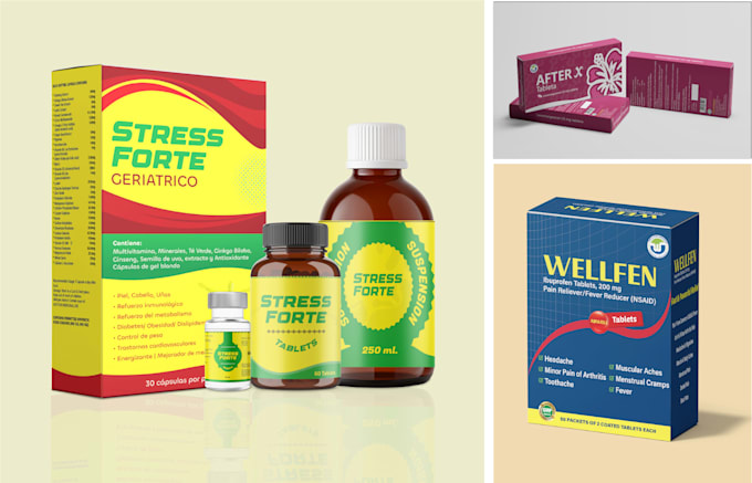 Redema Design pharma packaging, peptide, vial label, medicine box design by ...