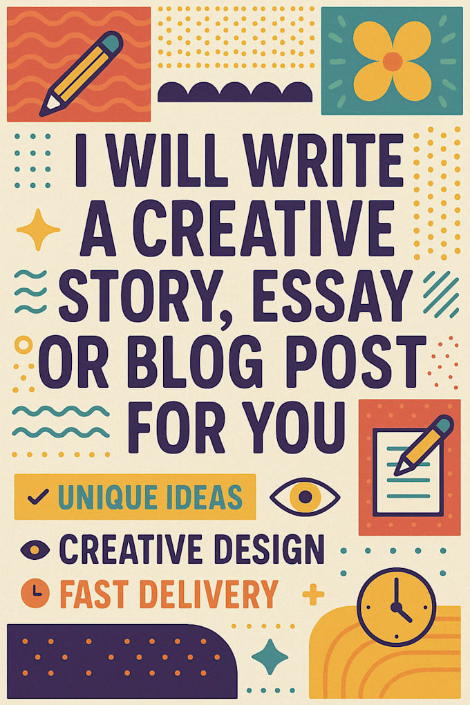 write original creative content or essays
