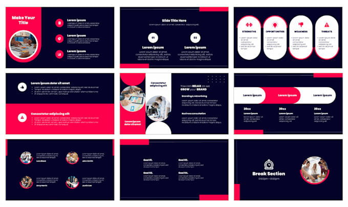 redesign your powerpoint presentation slides or template