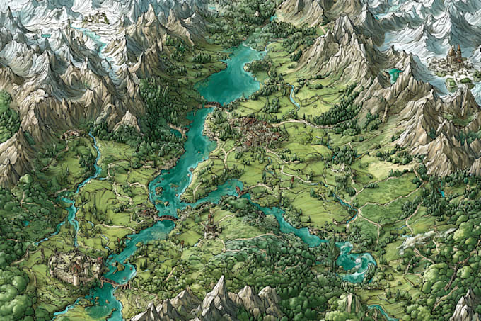 make a fantasy map for your book
