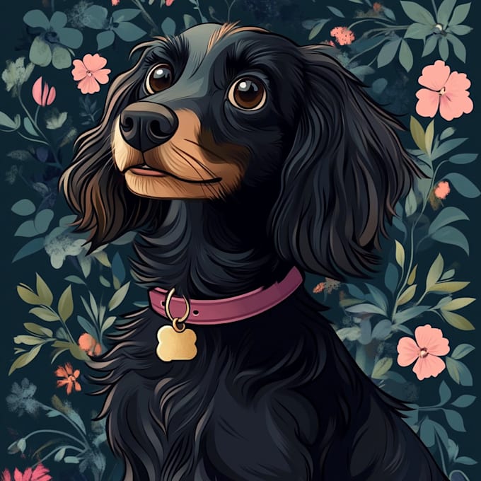 draw your beloved pet into a fun vector art cartoon