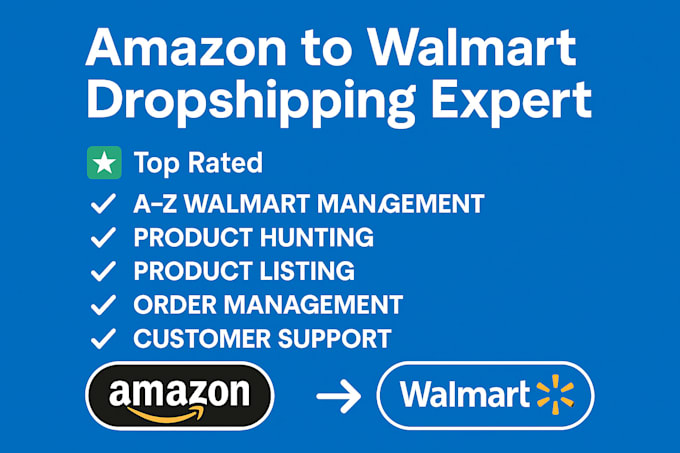 do amazon to walmart drop shipping and hot selling products listing
