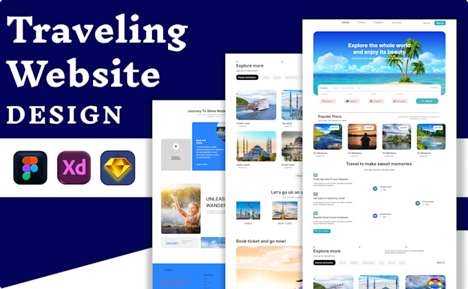 do uiux design for website or mobile app in figma