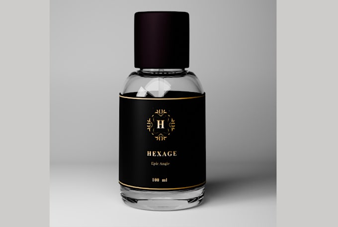 design 3d cgi perfume bottle, 3d skincare product, perfume bottle and animation