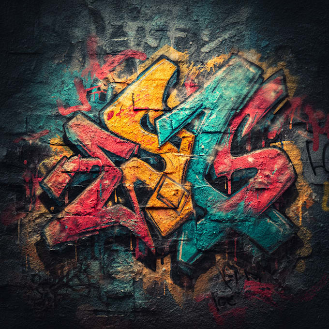 design cool graffiti art for your logo or name