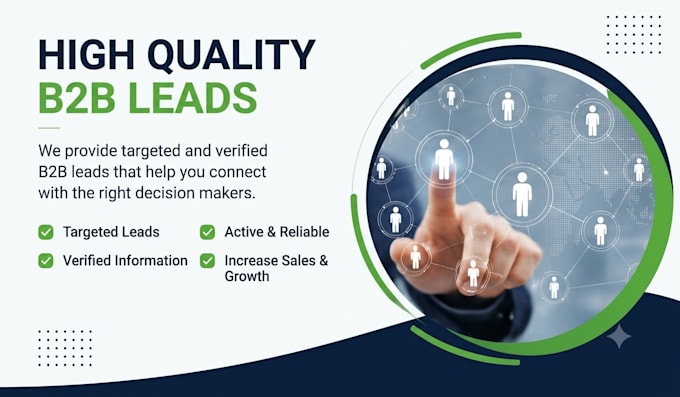 provide targeted b2b leads, prospect list and email finding
