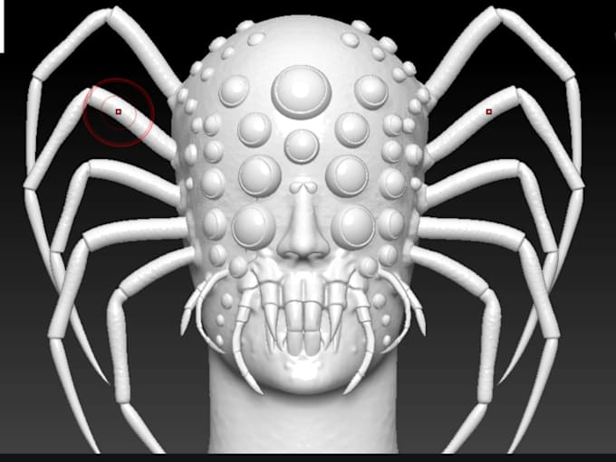 3d monster character and creature