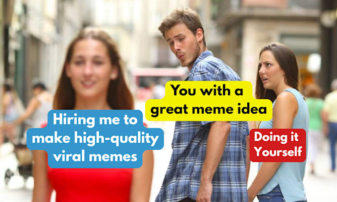 make funny viral image memes for social media posts