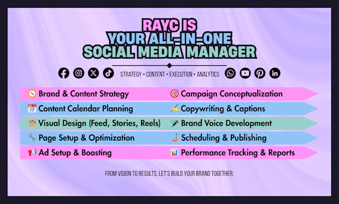 be your social media manager