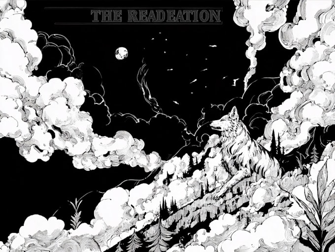 make hand drawn illustration for you