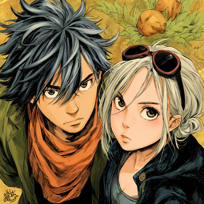 draw comic cartoon anime video game and original characters