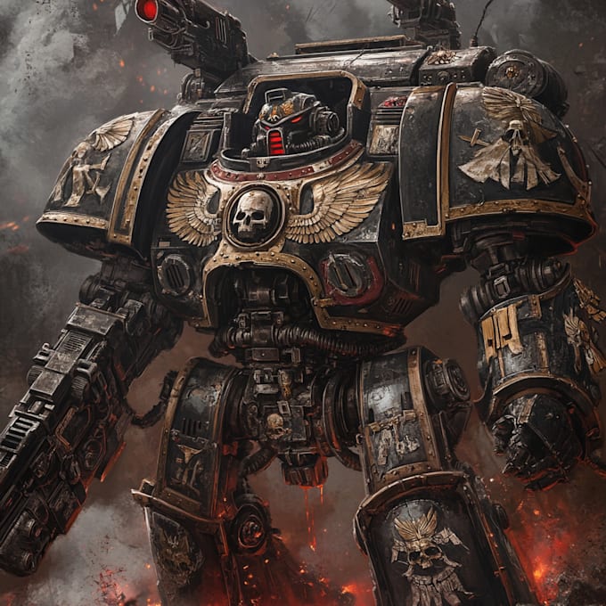 paint a warhammer illustration