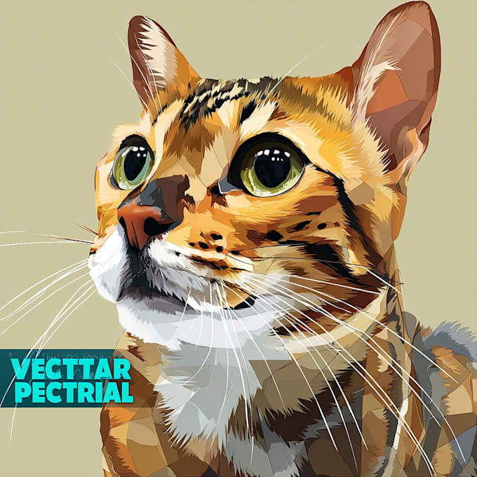 draw high quality vector for your pet or any animals