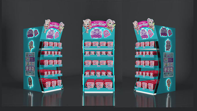 Interactive Posm Design custom 3d retail product displays and posm stands by Arkhan671 ...