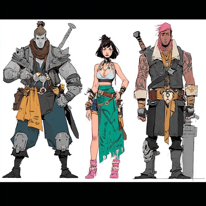 create character design concept art