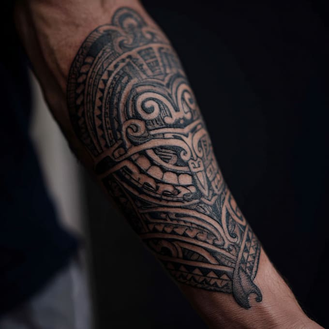 create a profesional tribal tattoo design
