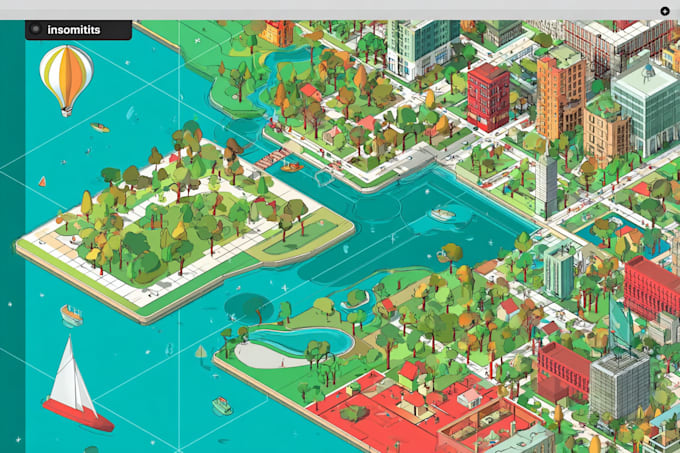 create pixel art isometric, scenarios, map design