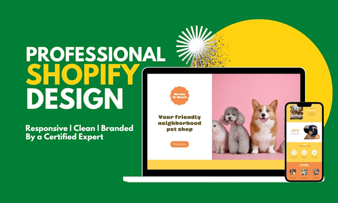 design a professional shopify dropshipping store with winning products