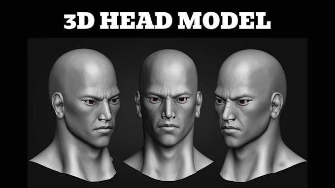 Sculpt realistic 3d head model face 3d bust full body model stl for 3d ...