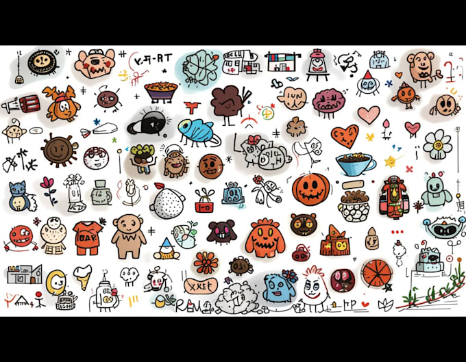 design doodle and doodle art for any purpose
