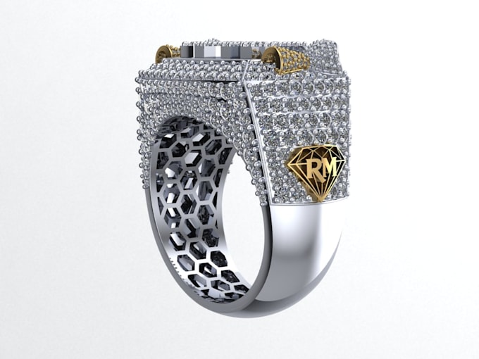 create high quality custom 3d ring designs for manufacturing