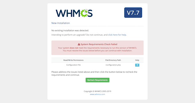 fix whmcs errors, install, configure, and optimize your system