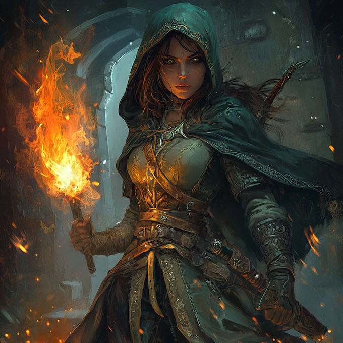 make d and d character art and dnd character art