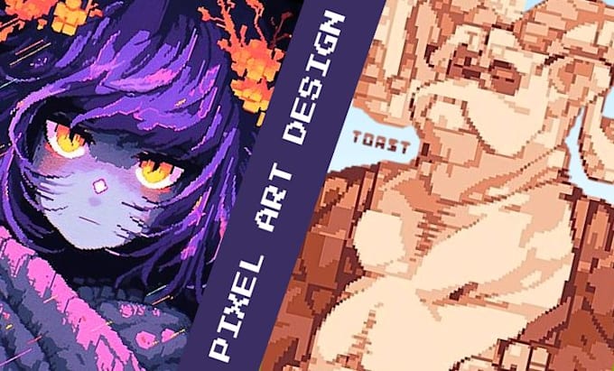 Create unique pixel art games, sprites nft collections, 8 bit animation ...