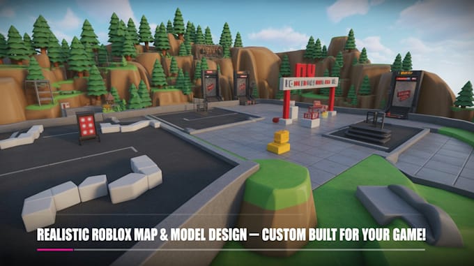 create realistic roblox maps or models for your game roblox map