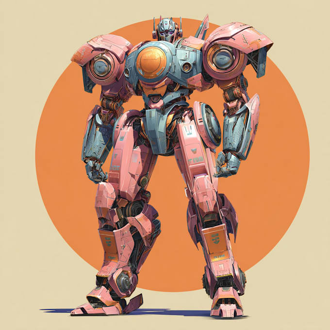 do mecha robot gundam illustrations