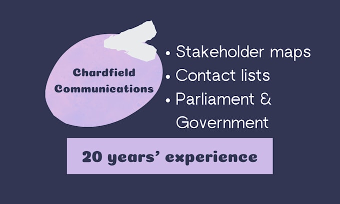 create a stakeholder map and contact list for your policy campaign
