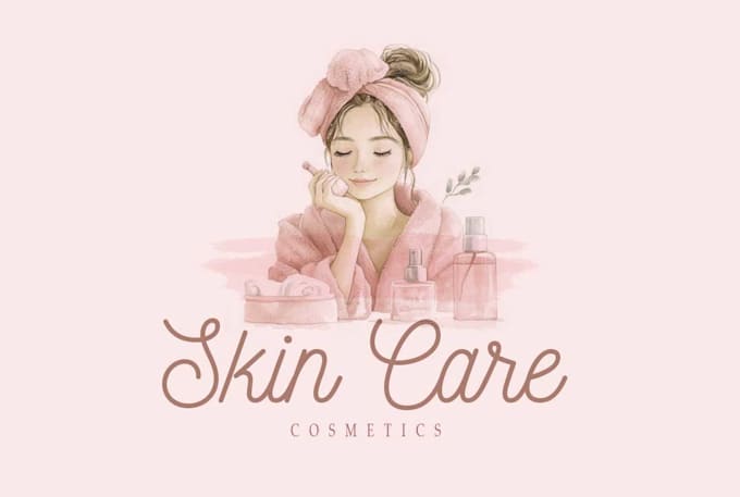 design abstract skincare logo