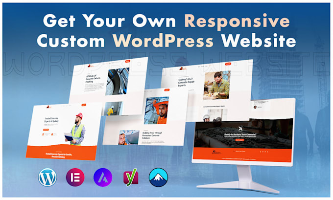 design wordpress website using astra pro, elementor pro