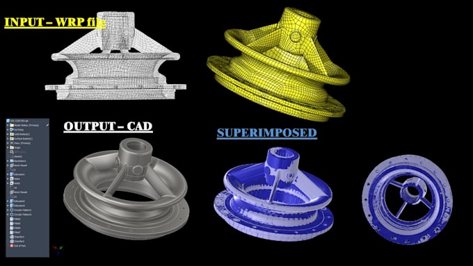convert mesh, stl, or point cloud files into 3d cad models