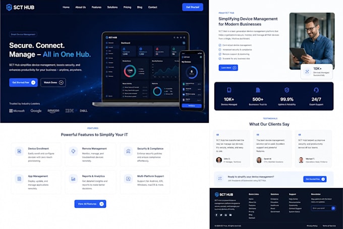 build wordpress website development, business website