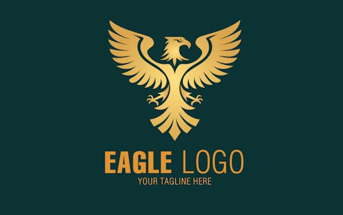 create beautiful flying eagle logo design for your company