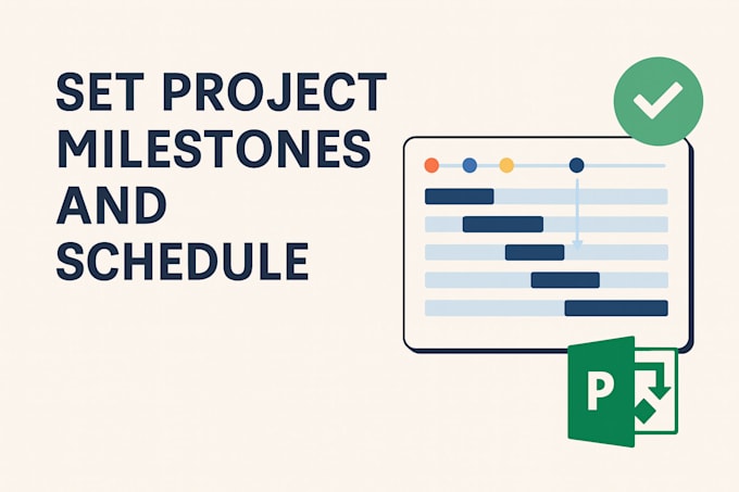 plan and schedule your technical project using ms project or agile tools
