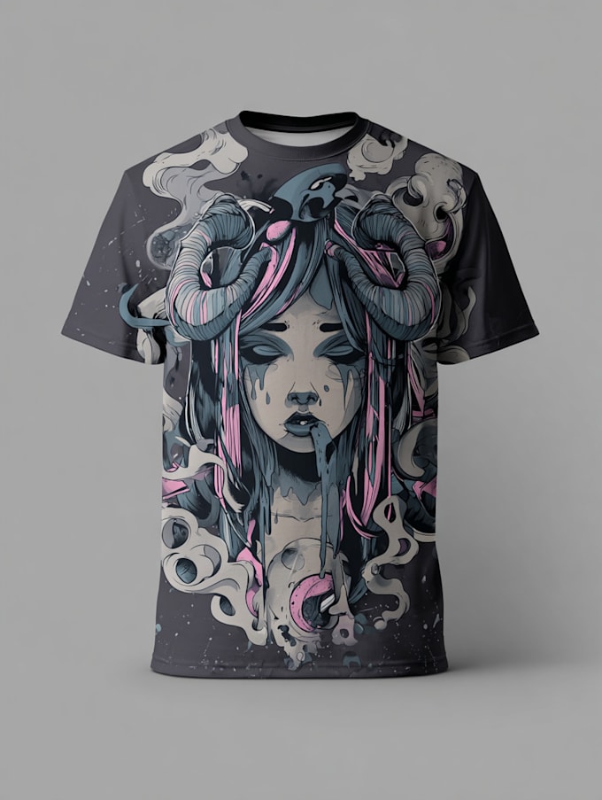 create a tshirt design vintage streetwear design