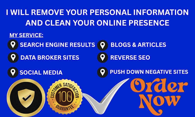 remove your personal information and clean your online presence