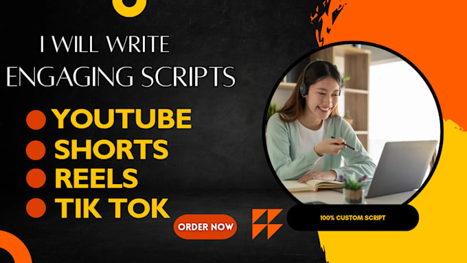 write professional scripts for youtube and reels