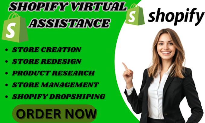be your shopify virtual assistant manager promote and optimize store