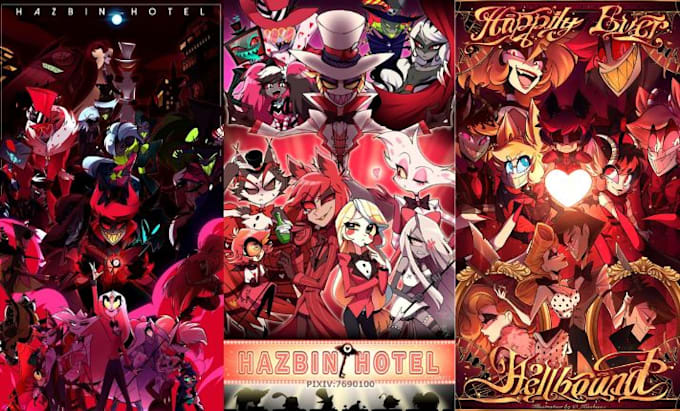 Hazbin hotel helluva boss oc illustration fanart cartoon character ...