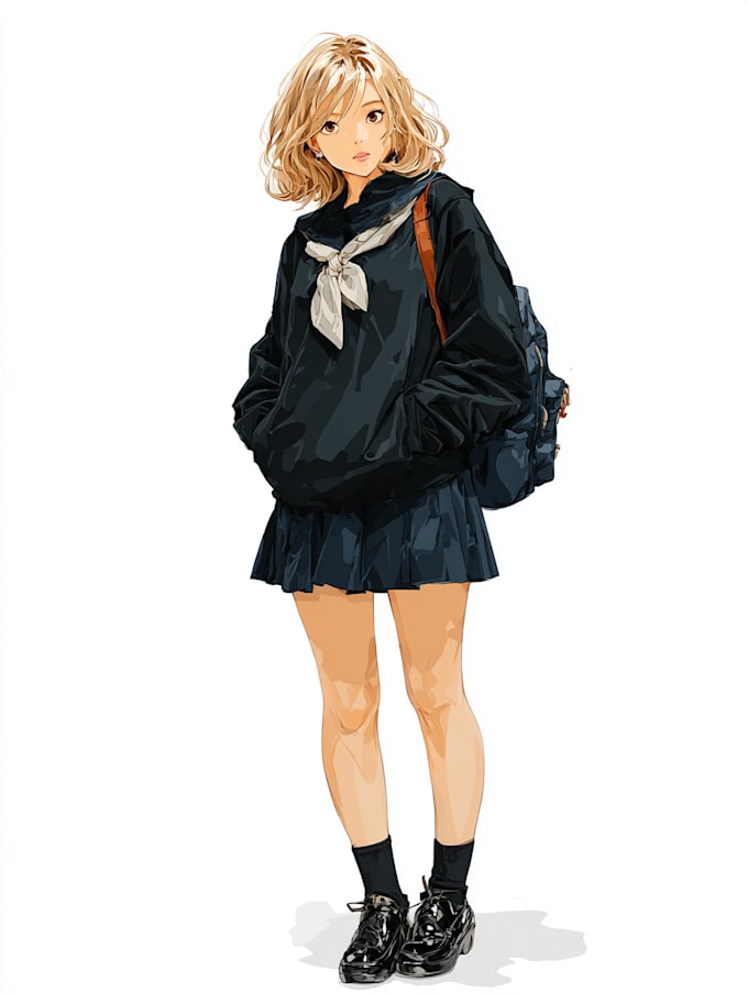 draw cute chibi characters in anime style