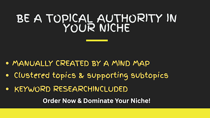 create topical map using koray framework