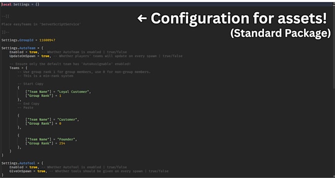 script for your roblox game