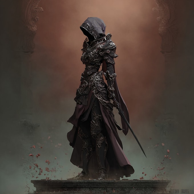 create warhammer style dark fantasy art