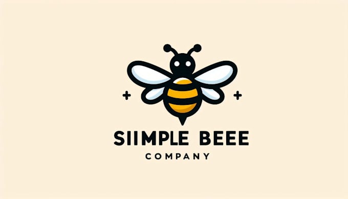 design an awesome simple bee logo with express delivery