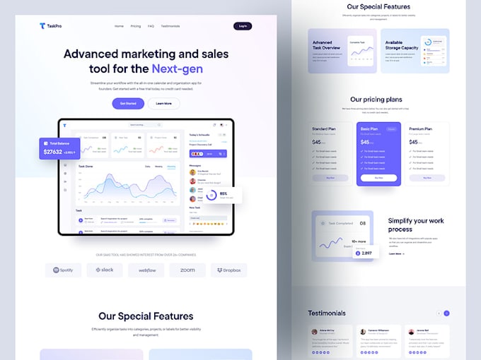 design responsive website and landing page uiux